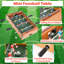 Table de jeu de soccer Hey Play - Mini table de soccer / soccer sur table pour jeux d'arcade, salle de jeux et Mancave - L'ensemble comprend deux balles et un marqueur