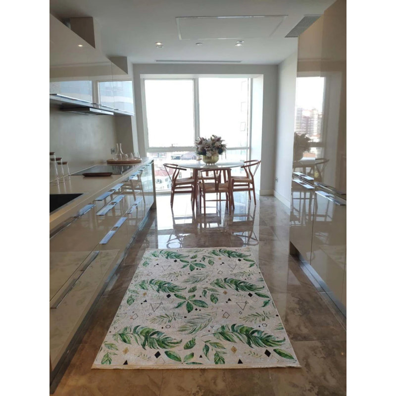 Tapis mathaï avec envers antidérapant, Tapis de couloir 2 pi 7 po x 7 pi 3 po