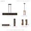 Luminaire suspendu simple à 1 lumière Columbus-1136314493