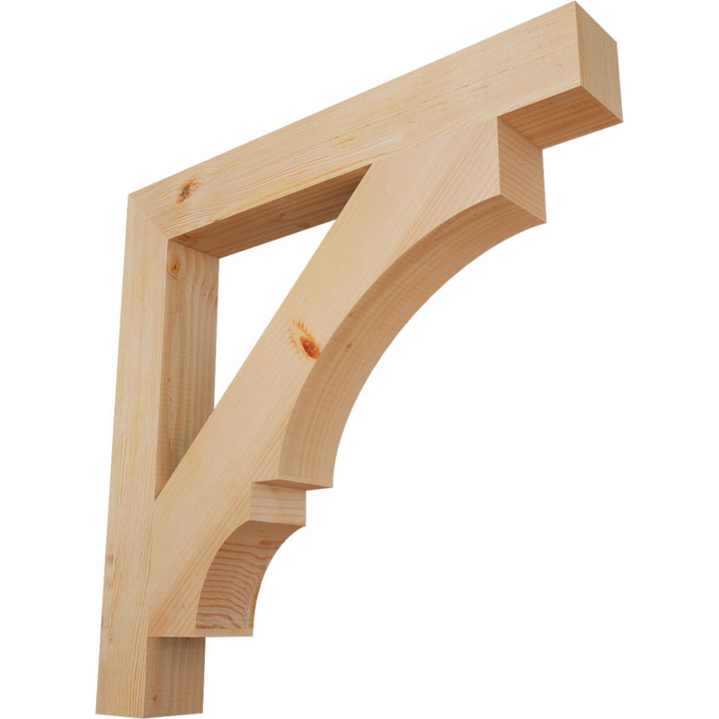 Support de bloc Balboa, Sapin de Douglas lisse, L 3 1/2 po x P 30 po x H 30 po