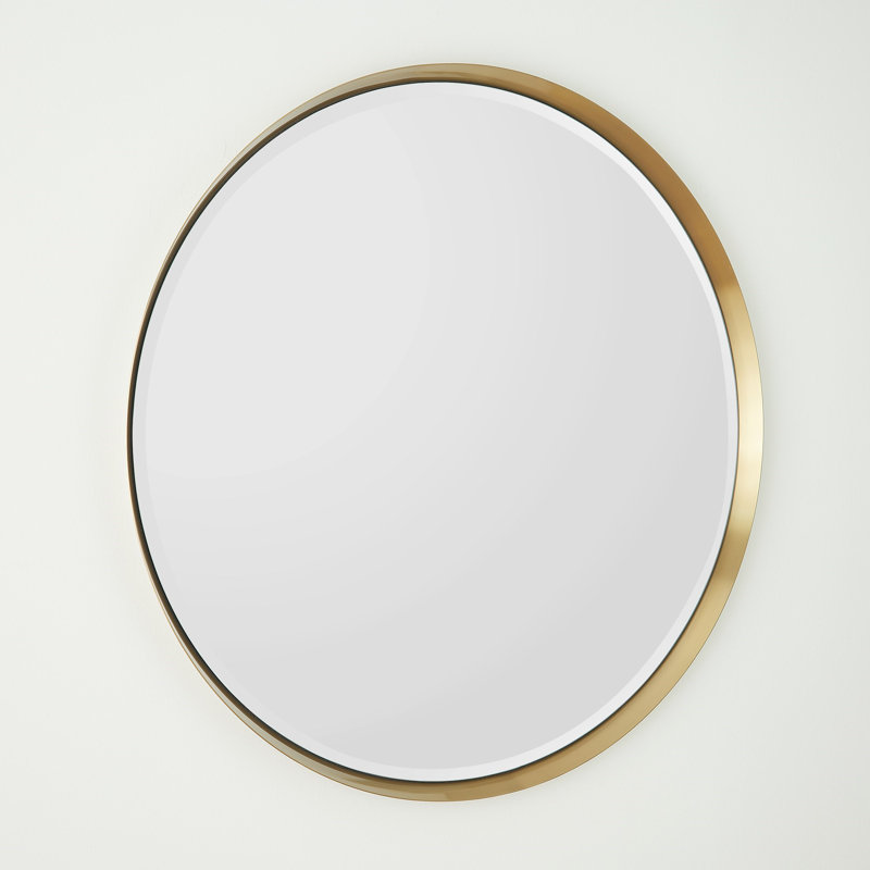 Hudson Mirror-Brass-Lg