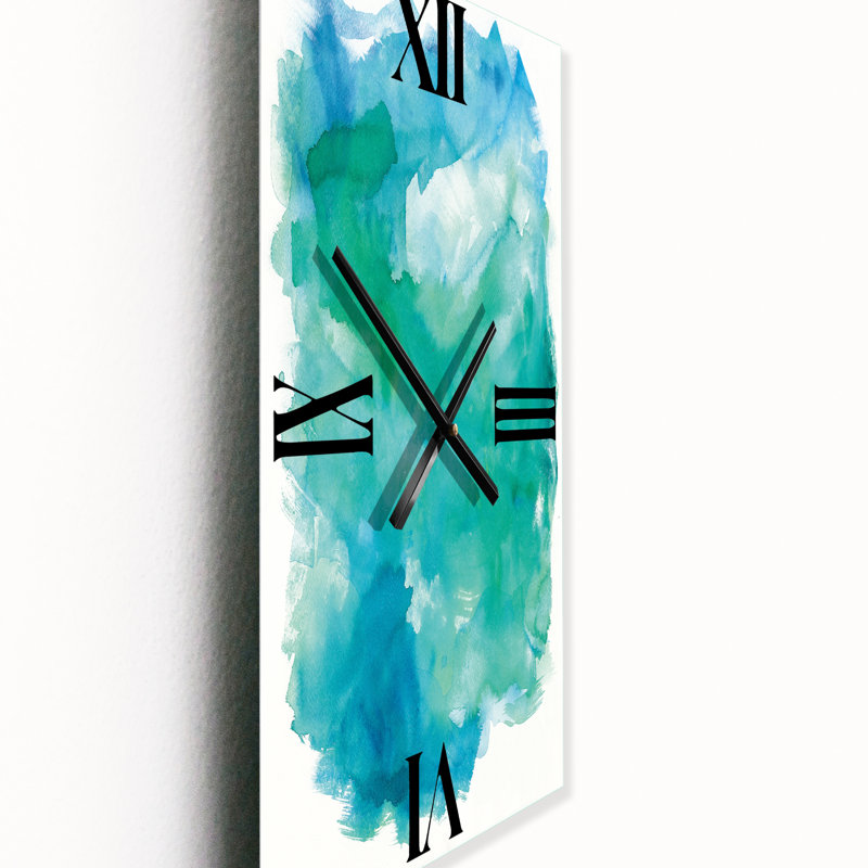Horloge murale en verre de mer, Grand