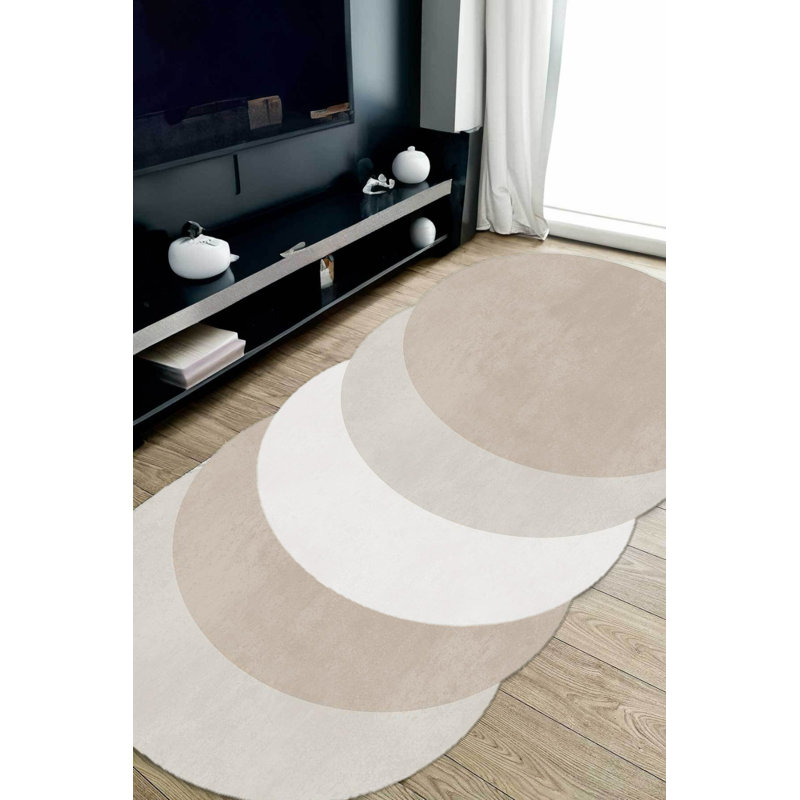 Tapis ovale Hilwert avec envers antidérapant, Ovale 3 pi 3 po x 8 pi 2 po