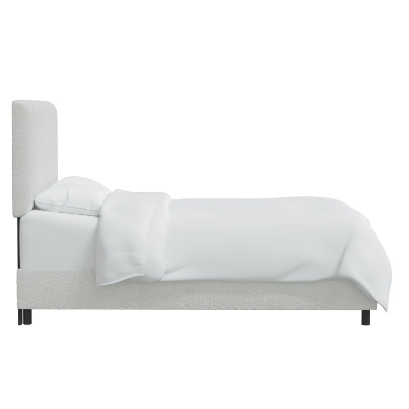 Eisley Upholstered Standard Bed, California King, Classic Ivory Boucle