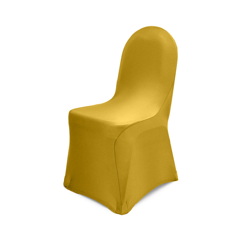 Housse pour chaise de salle à manger, Or