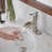SoftStream Waterfall Brushed Nickel Single Hole, Single Handle With Deck Plate