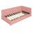 Upholstered Daybed With 2 Storage Drawers-745435111-741380338