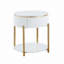 Table de bout avec pieds en métal