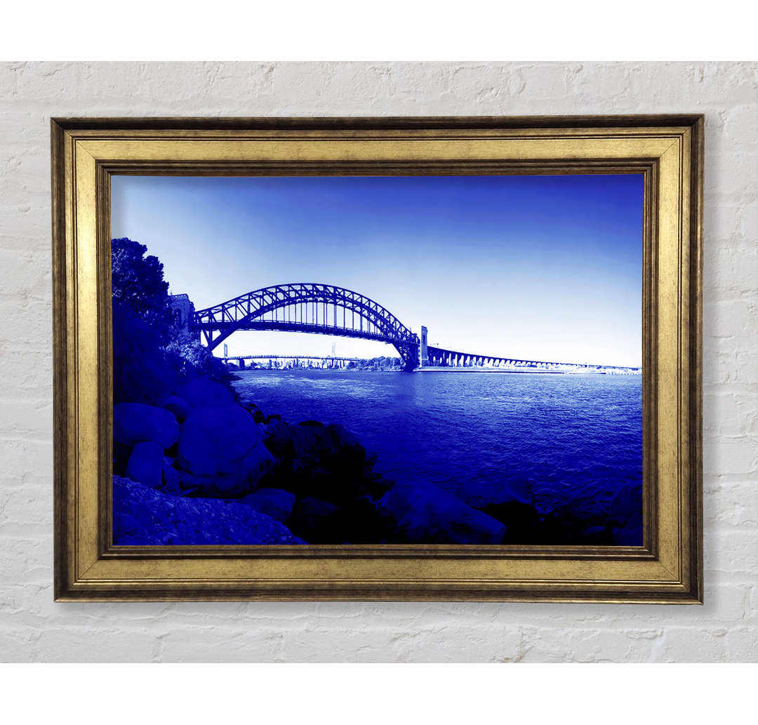 Sydney Harbour Bridge Stunning Blues - Einzelner Bilderrahmen Kunstdrucke