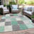 Machine Washable Indoor/Outdoor Xhevrie Mint Rug-1886447886