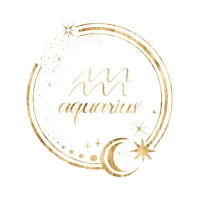 Gilded Astrology XI 1 Piece Wrapped Canvas Wall Art