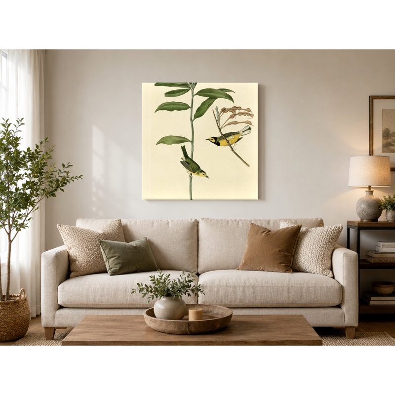 Parquet à capuchon, plaque CX - art mural carré sur toile, 12" W x 12" H