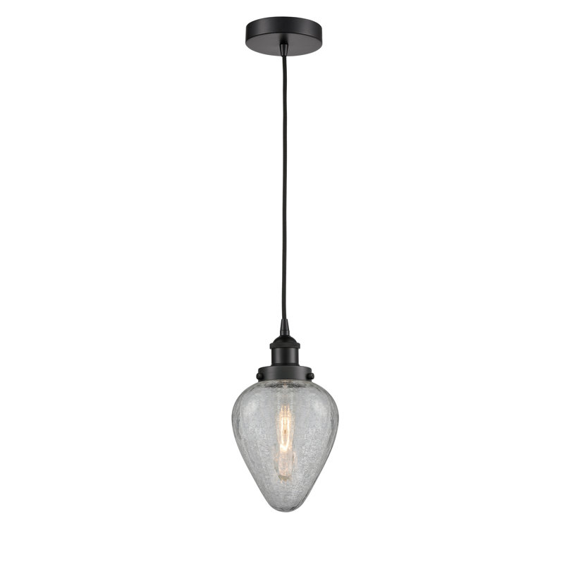 Ameet 1 - Light Single Pendant, Matte Black