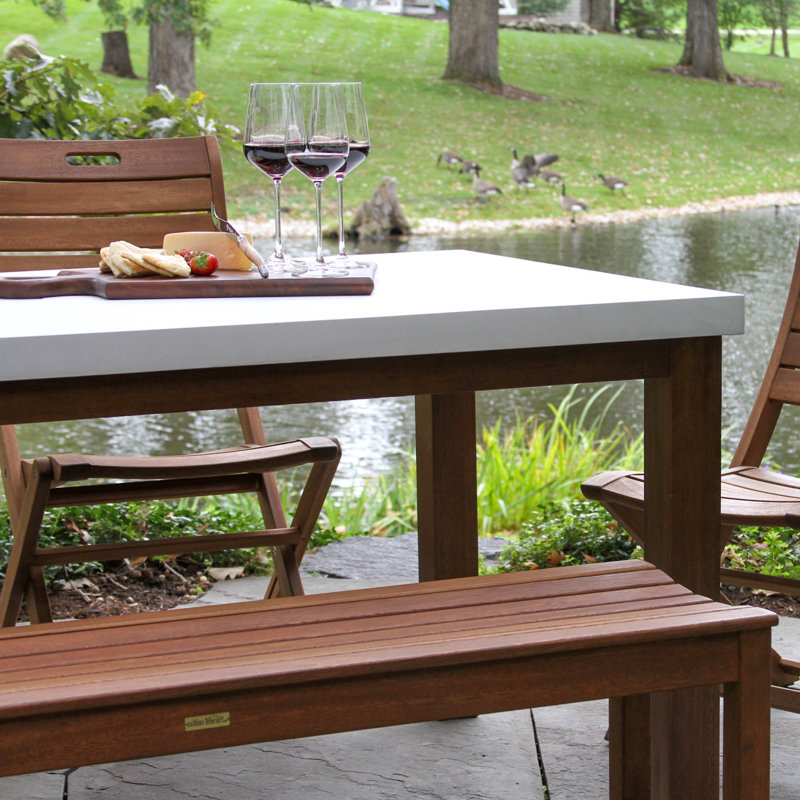 Table d'extérieur Fleur L 38 x l 68