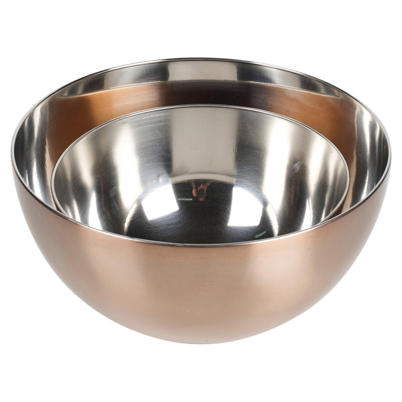 Lummen Metal Decorative Bowl 2, 13cm H x 25cm W x 25cm D