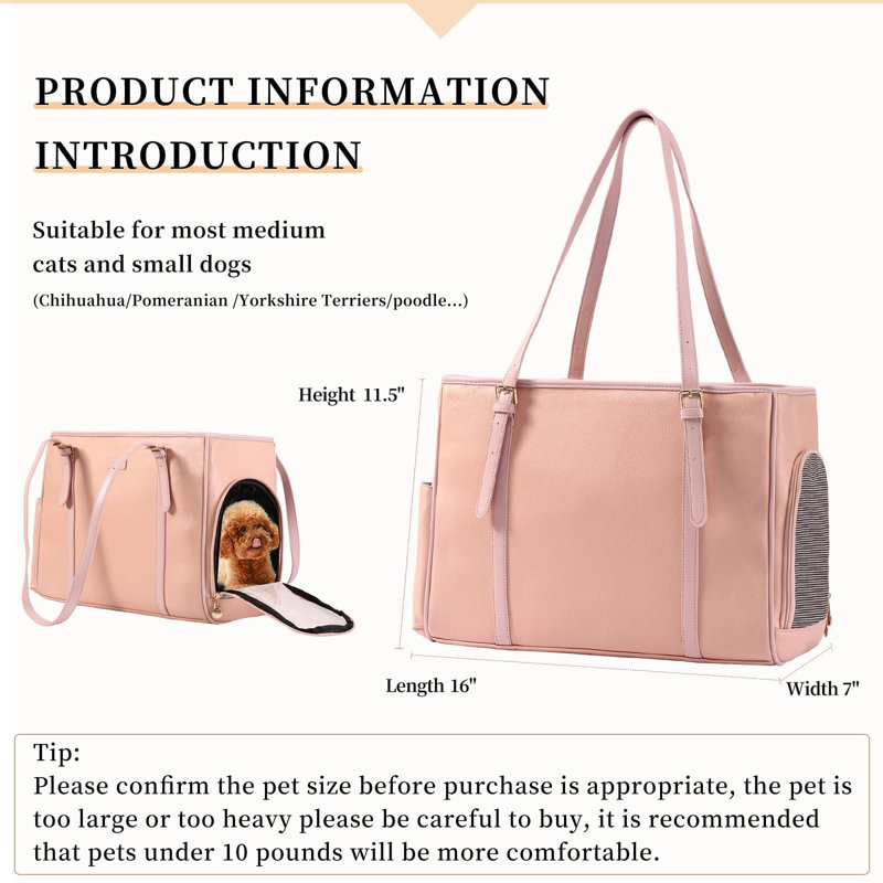 Pet Carrier, Pink
