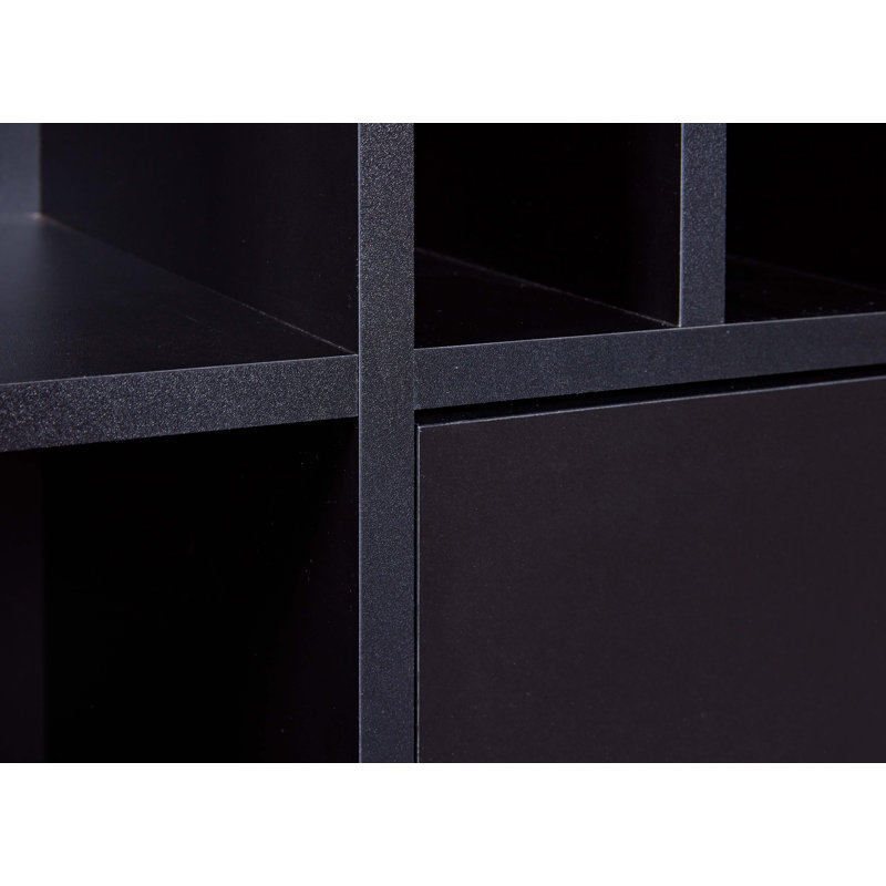 Adaliz Wine Cabinet, Black