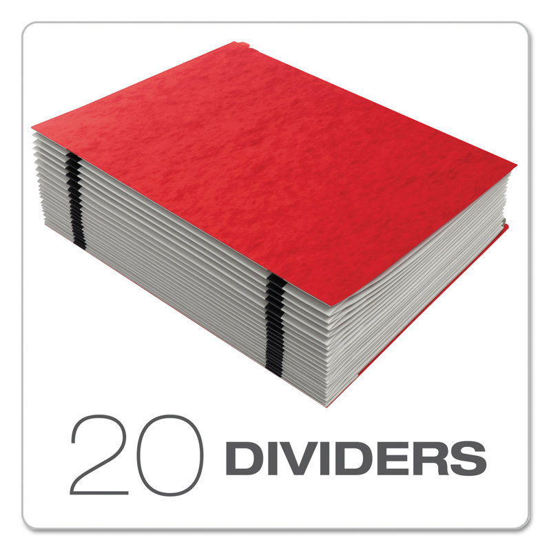 Dossier de bureau extensible, index a-z, format lettre, pressguard enduit d’acrylique