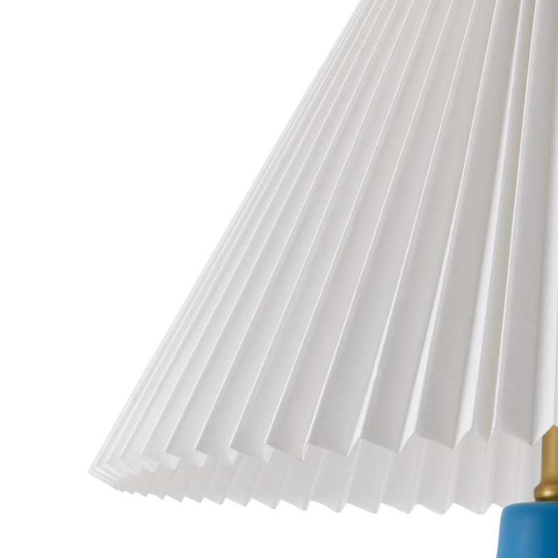 Celes Table Lamp, Blue, White