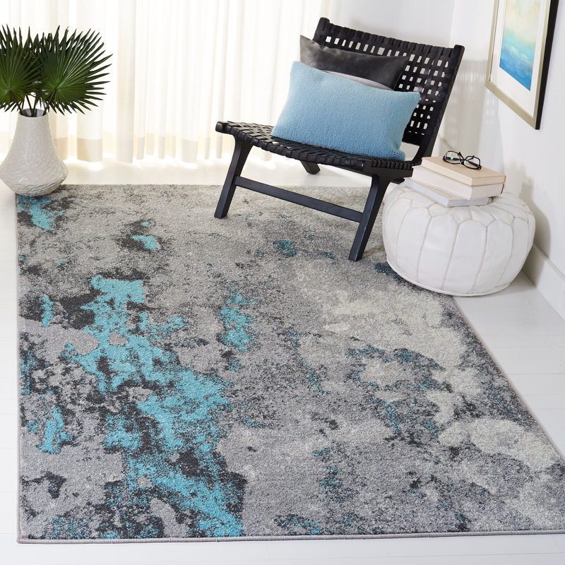 Drury Abstract Area Rug, Rectangle 122 x 183 cm