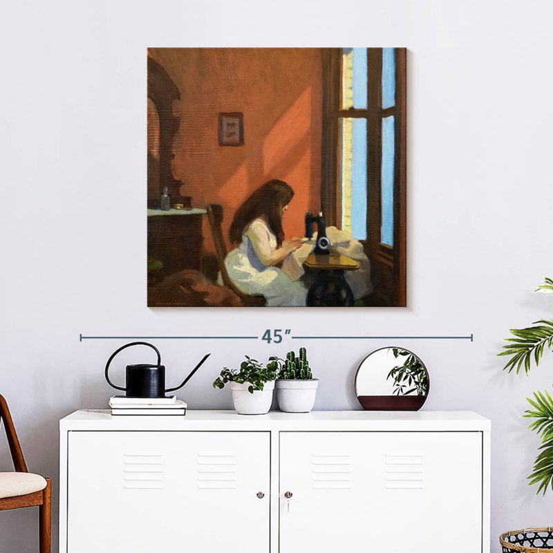 Senne Girl At Sewing Machine