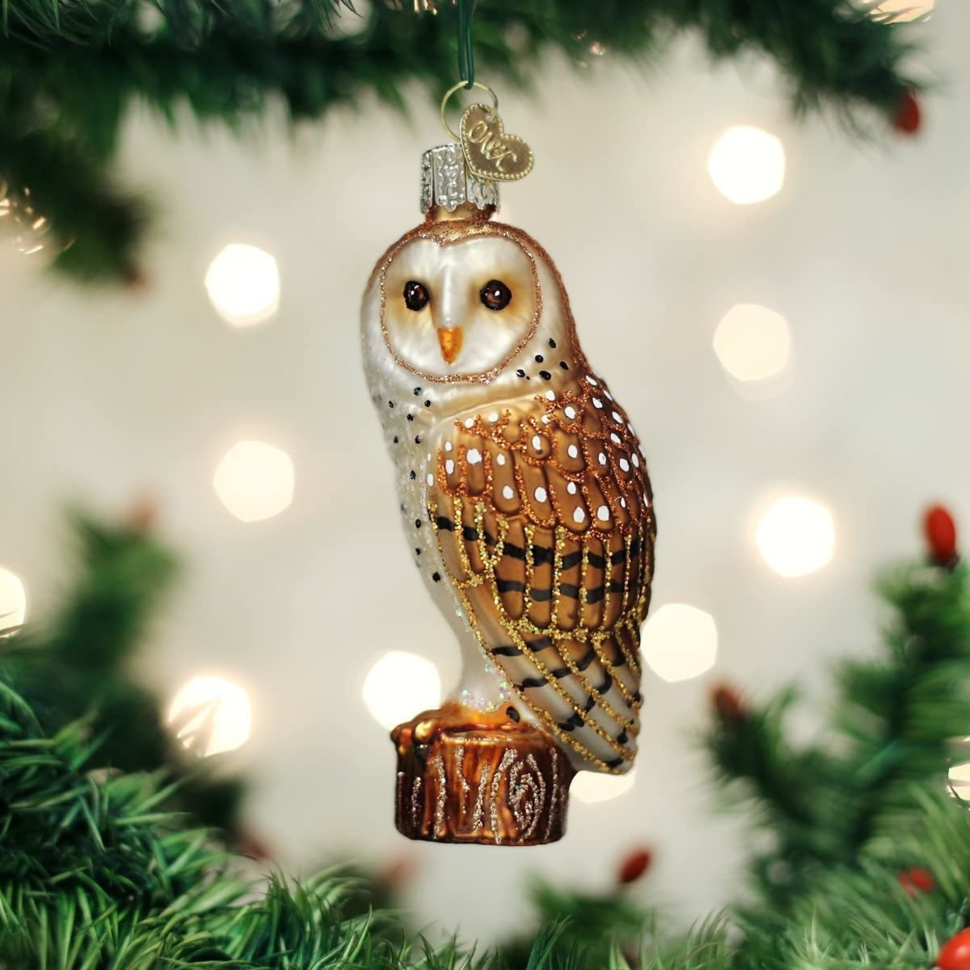 Old World Christmas Barn Owl Hanging Figurine Ornament & Reviews | Wayfair