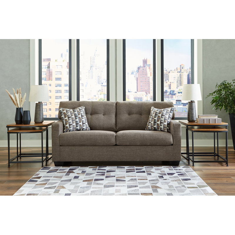 Canapé 75 po, Chenille brun