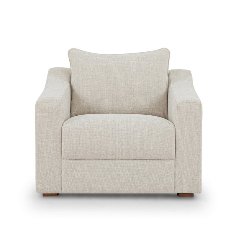 Fauteuil d'appoint rembourré Deann