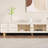 Cream style coffee table TV cabinet combination