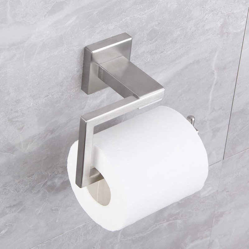 Stainless Steel Paper Towel Holder, Brushed