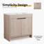 Ensemble de meuble-lavabo simple 36 po-1252884406