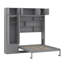 Grand lit escamotable avec armoire et armoire-1606238586