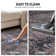 Labarbera Machine Washable Charcoal/Red Non-Slip Backing Area Rug