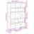 vidaXL Bookcase Engineered wood Medium Bookcase Rectangular-1473448264-1473448277
