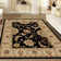 Tapis noir / beige Weisgerber