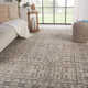 Gattis Hand-Knotted New Age Wool Area Rug in Gray