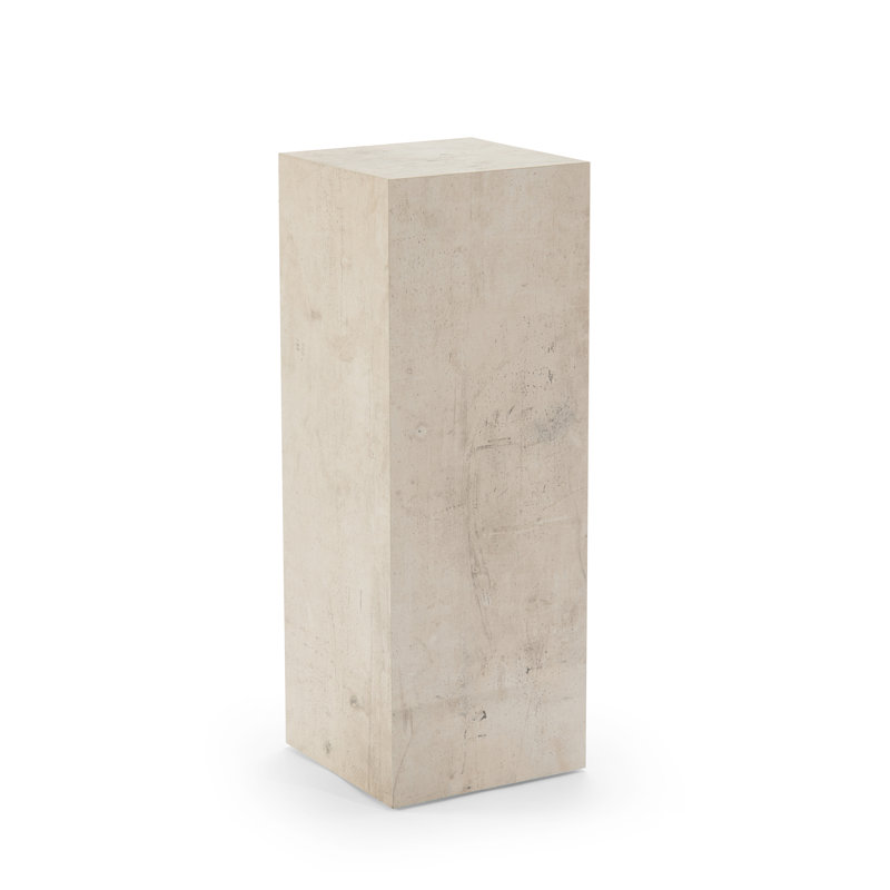 Support pour plante piédestal Loftus, H 35 po x L 11,75 po x p 11,75 po, Tiza Gesso