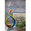 Rainbow Ribbon Murano Glass Centerpiece Sculpture