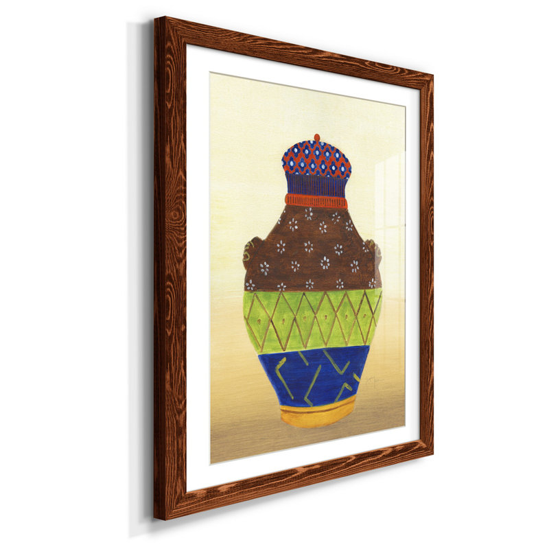 Zen Succulent II - Cadre photo, reproduction d'art sur papier, H 44 po x l 31 po x P 1 po, Érable
