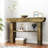 55-Inch Farmhouse Console Table,3-Tier Rustic Entryway Table With Storage,Rectangular Sofa Table Behind The Couch For Living Room, Hallway, Entrance-1341198943