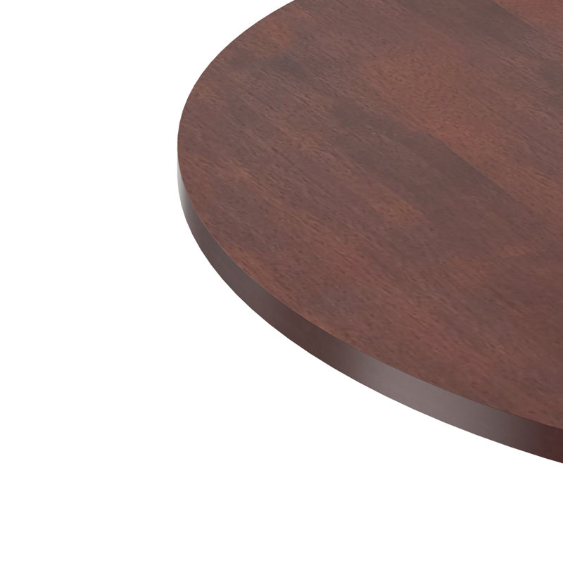 Table de salle à manger ronde en bois de manguier massif l 36 po Radford