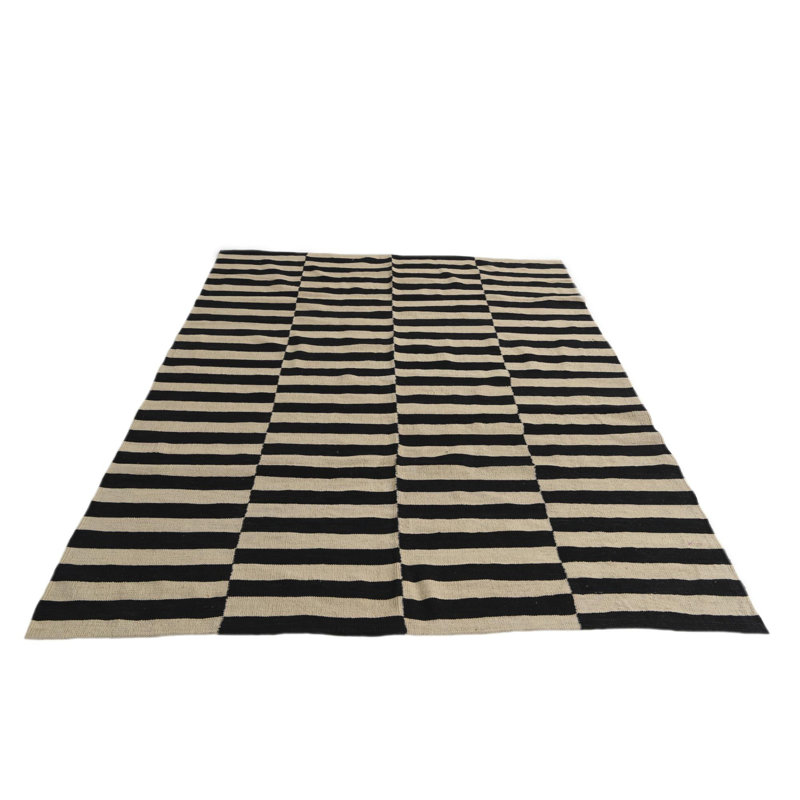 Tapis noir et blanc Prichard