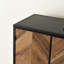 Armoire d'appoint 21 "* 55" avec parquet en bois récupéré