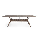 87In Bronze Patio Aluminium Rectangular Table