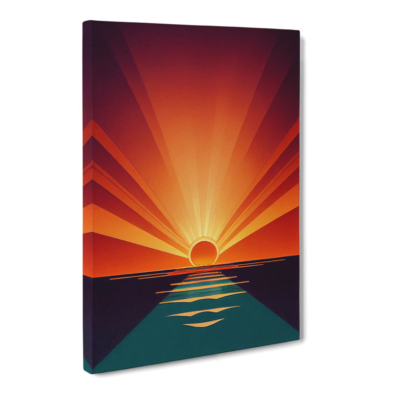 Alfano Sunset Montage - Wrapped Canvas, 50cm H x 35cm W x 3cm D
