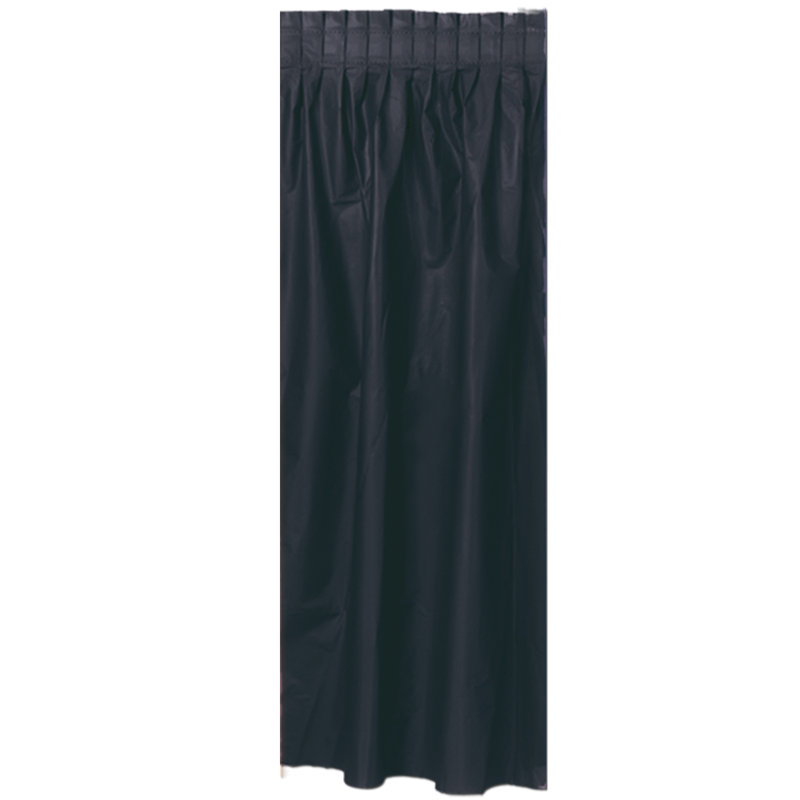 Plinthe de table en plastique - paquet de 6, Noir