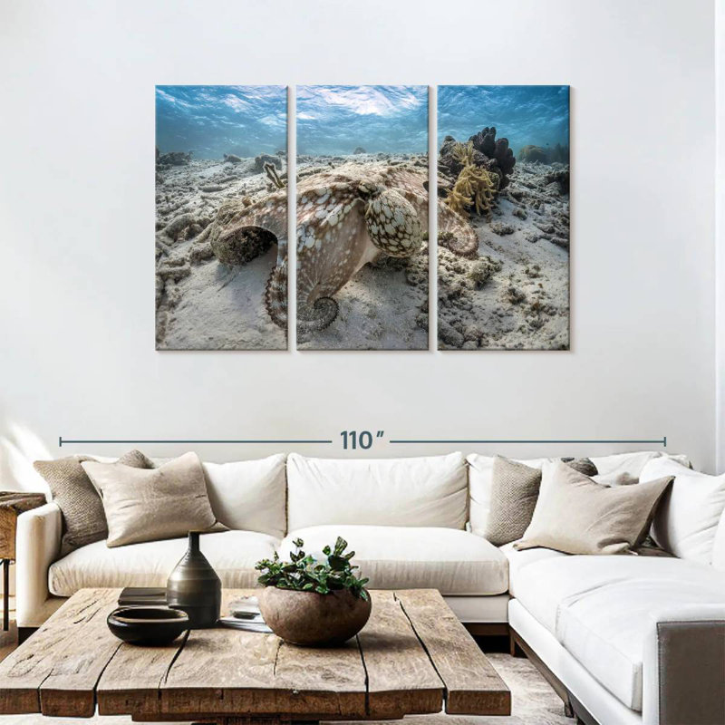 Brampt Stealthy Octopus, 48" H x 74" W