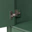  Modern Bathroom Vanity Cabinet with Resin Sink, 2 Doors, 4 Drawers, Soft-Close, Green (Faucet not Included)