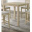 Magnifique meuble en bois de couleur crème à hauteur de comptoir 1 pièce