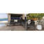 Outdoor V-Shaped Aluminum Sectional Sofa Set